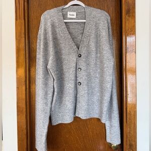 Grey Wool Nanushka Cardigan